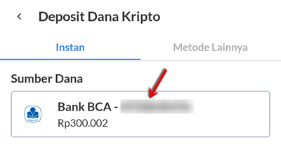 Transfer ke Rekening Bank BCA Ajaib Kripto