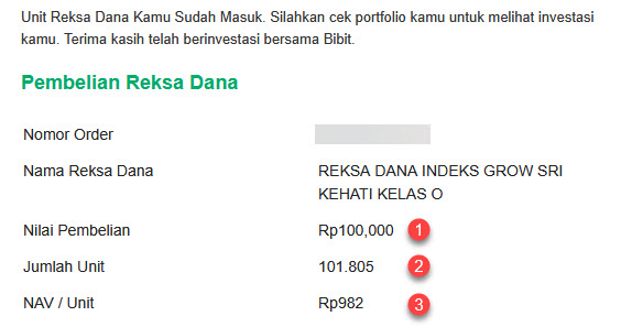Informasi Jumlah Unit Reksa Dana