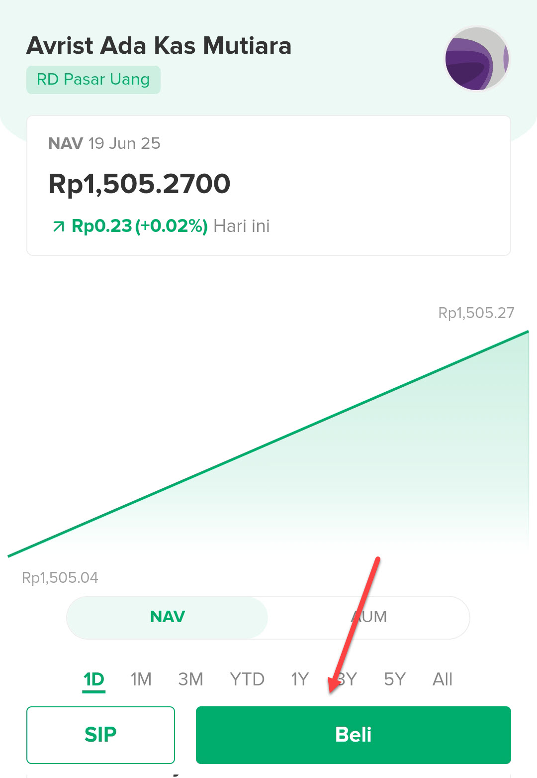 Melihat Detail Reksa Dana