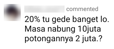 Pajak Tabungan dan Deposito 20%